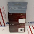 Tdk Mp Premium High Grade 120 Blank 8mm Camcorder Video Tapes P6-120mp 2 Pack