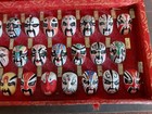 Full Set 88 Handpainted Masks China Beijing Opera Types Display Miniature