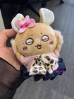 New Leopard Bow Chiikawa Usagi Hachiware Plush Doll Keychain Bag Pendant Plushie