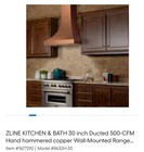 Zline 8632h-30-b 30    500cfm Range Hood