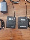 Sennheiser Ew100 G3 Wireless Xlr Lav Mic System   Transmitters  Cables  Lav Mics