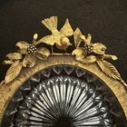 Vintage Matson Bird   Dogwood Ashtray Hollywood Regency Cut Glass Ormolu Dish