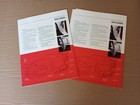 Corvette C4 Shinoda Williams Rick Mears Car Body Kit Brochure X2 90s Zr1 Ncrs 
