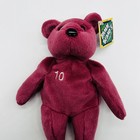 Salvino s Bamm Beano s Mlb Chipper Jones  10 Pink Plush Beanie Bear New