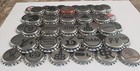 100 Silver Beer Bottle Caps Uncrimped Crown Caps Random Mix Assorted