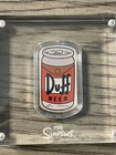 2019-p Tuvalu The Simpsons Duff Beer Coin - 1 Oz  9999 Colorized Silver Coin