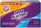 Odor Blaster Dryer Sheets Fresh Burst Scent Fabric Softener Laundry 120 Count