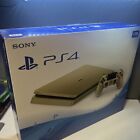 Sealed Brand New Gold Sony Playstation 4 Slim Limited Edition 1tb Console Ps4
