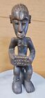 African Wood Carved Fertility Statue Congo Tribal  13 25  Kuba