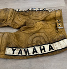 Vintage 70s Yamaha Motocross Flattrack Factory Molly Leather Pants Size 28