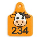 Animal Cow Ear Tag 4   Cutting Board Cookie Cutter Farm Metal Made In The Usa