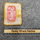 Vintage Schmidt Beer Patch Stained 70s 80s 