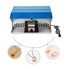 Benchtop Polishing Buffing Machine Jewelry Polisher Dust Collector W  Light 500w