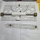 Vintage Line Design Portable Drafting Set Beam Compass Hatching Graphic Tools