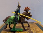 Vintage Britains Deetail Medieval Knights Lot Of 5 Toy Soldiers 1971 England