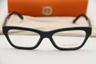 New Tory Burch Ty 2097 1709 Black Gold Authentic Eyeglasses 53-16