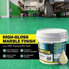 Epoxy Colored Sand Floor Paint Self Leveling High Gloss Green Non-slip Concrete