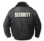 Watch-guard Bomber Jacket  black  With Reflective Security Id