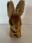 Vintage Steiff Miniature Bunny Rabbit 4 1 2    Steel Button   Bell