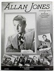 Allan Jones Opera Tenor 1940s Booking Ad Concert Orchestra Performers