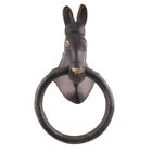 Antique Handmade Brass Horse Head Door Knocker Door Ring Bell For Front Door