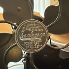 Vintage Art Deco 1937 Emerson Seabreeze Electric Fan Good Working Condition