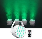 Rockville Rockpar Tri White Led Rgb Compact Par Can Dmx Wash Light With