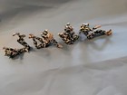Vintage Lefton Pixies Set Of Four Holly Berry Style Made In Japan-mid-century 