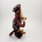 Vintage Treasure Pets Scottish Monkey Figure  Made In Japan Plush Toy With Pipe