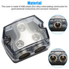 2pcs 2 Way Power Distribution Block 0 Gauge In Out Amp Power Ground Distributor