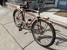 Vintage Rollfast Balloon Tire Straight Bar Skip Tooth Men   s Bicycle 1950s