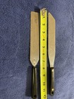 Pair Of Flexible Icing Spreaders For Cake Decorating Round Tip Angled Tip 2 Pack