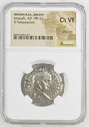 Caracalla Bi Tetradrachm     198-217 Ad     Phoenicia   Sidon     Ngc Choice Vf
