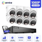 Annke 5mp Lite 8ch Dvr 1080p Cctv Security Camera System Ai Color Night Vision