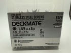 Deckmate  8 X 1-5 8  Stainless Steel Deck Screws T25 Star Drive 5 Lb 788 Ct