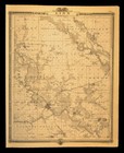 Ca 1875 Linn County Map Iowa Cedar Rapids Marion Original Antique Bcr m Railroad