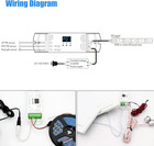 Motion Sensor With Daylight Sensor Led Stair Light Kit Kmg-45  16 4ft Rgb Cuttab