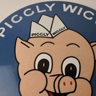 Vintage Piggly Wiggly Sign - Grocery Store Gas Porcelain Self Service Sign