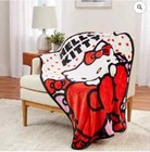 New Hello Kitty Dots Of Fun Kids  40in X 50in Silky Soft Throw Blanket