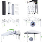 10 X 10 Ft Pop Up Canopy Tent Pre-assembled Lightweight Adjustable Height White