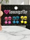 Loungefly Y2k Goth Skull Earrings Set 6-pack  Gothic Fashion Jewelry