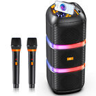 Ultimate Karaoke Machine For Parties With 2 Wireless Microphones 6 Music Modes