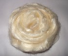 Tussah Silk Roving Felting Hand Spinning Fibre Combed Top Soapmaking Undyed 5g