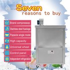 Kolice Commercial Slim Design 3 Mold Sets Popsicle Machine ice Pops Maker