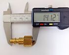 1 4  Npt Female Brass Coupler Plug Quick Connect Air Hose  qty  6  Nos