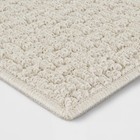 2 x7  Washable Solid Machine Tufted Runner Rug Tan - Made By Design