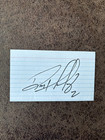 Ron Hornaday Index Card - Nascar - Autographed 