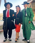 Modern Men s Zoot Suits Wedding Party Prom Casual Outdoor Vintage Long Coat Pant