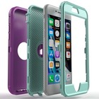 Case For Apple Iphone 8 7 6 S Plus Heavy Duty Shockproof Cell Phone Cover Purple