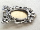 Vintage Miniature Art Nouveau Style Pansy Frame  Stand Back
